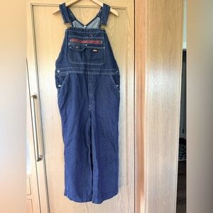 Dickies Bib Overall Men's Medium Regular Blue Work Utility Farm Denim